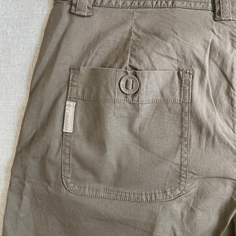 Columbia Cape Pleasant Omni-Shade Stretch Shorts Women 8 Brown Hiking UPF 15 NWT - Picture 4 of 11